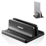 Verilux Adjustable Vertical Laptop Stand for Desk with 1.84 cm Slot Width and ABS Build