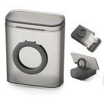 Verilux Cable Organizer for Travel and Daily Use featuring Flip Lid and 7.8x4.9x9.3cm Box | Plastic Case with Folding Ring Handle