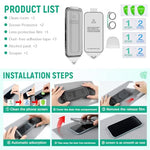 Zeitel® Screen Protector for iPhone 16 Tempered Glass Easiest 2-Step Installation Auto-Alignment HD Screen Protector Kit with 2 Pieces Screen Protectors and Accessories