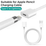 ZORBES® USB C to Light-ning Charging Cable for Apple Pencil, 3.3ft Extension Charging Cable for Apple Pencil 1st Gen, iPad Pro, iPhone Charging Adapter Cable