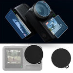 ZORBES® Screen Protectors Lens Protector for OSMO ACTION 4, Anti-glare HD Tempered Glass Screen Protectors with Removable Lens Cover Anti-screatch 9H Tempered Glass Screen Protectors for OSMO ACTION 4