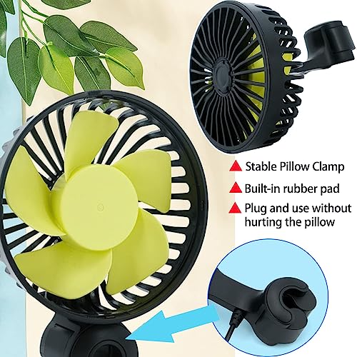 Verilux® 2 Pcs USB Fan with 3 Speed, Switch Controller, USB fan
