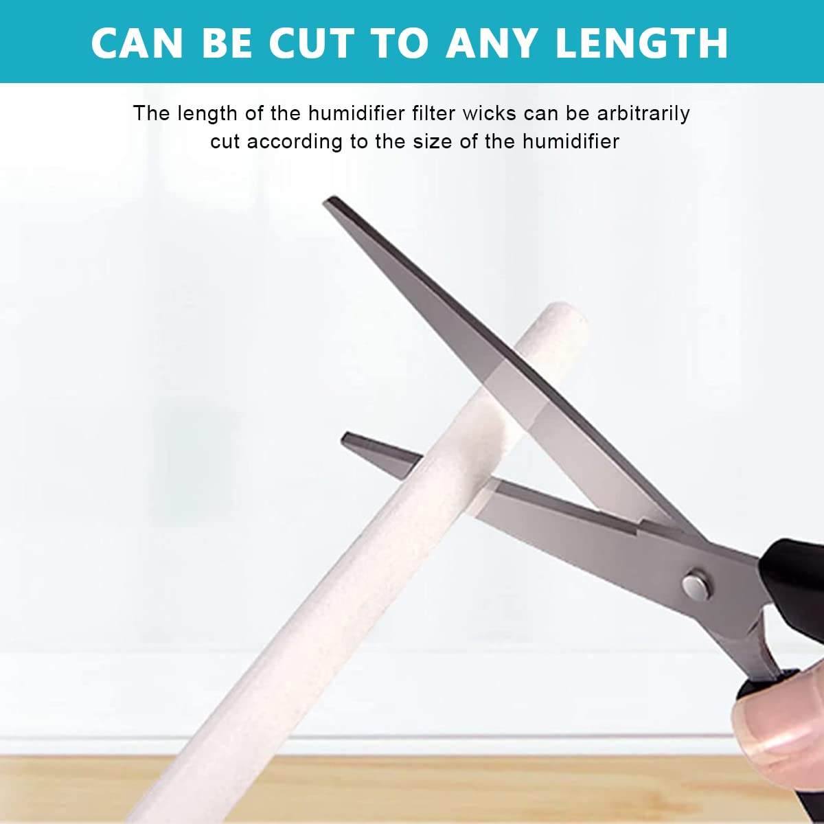 Verilux Cotton Swabs for Humidifiers, 15pcs Humidifier Cotton Stick Water Absorbent Cotton Bar, Universal 3.93'' Cotton Stick for Most Humidifier