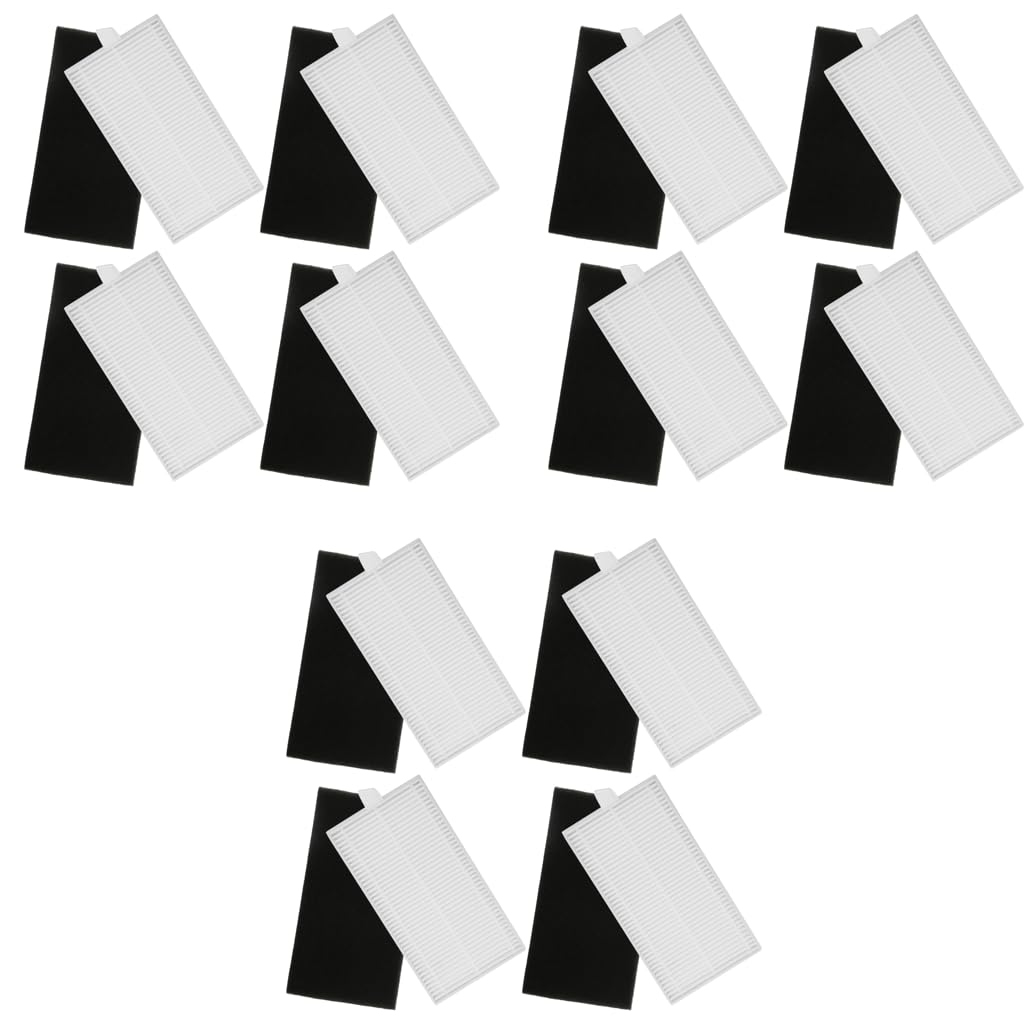 Verilux Replacement Filters for Ecovacs Deebot Y1 Pro featuring tailored fit pack of 4
