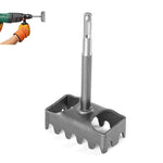 Serplex® Square Hole Cutter for 86-Type Electrical Box, 3/8" Shank Switch Socket Hole Opener Square Hole Punch for Junction Boxes Electrician Wall Punching Tool, Steel Made