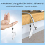 Verilux Light‑ning to USB C Earphone Converter with Lanyard Hole and Aluminum Alloy Build | Portable Audio Adapter for iPhone 16 and 15