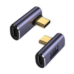 Verilux USB C Right Angle Adapter with 40 Gbps Data, 100W PD and 8K 60Hz Video | Thunderbolt 3/4 Compatible