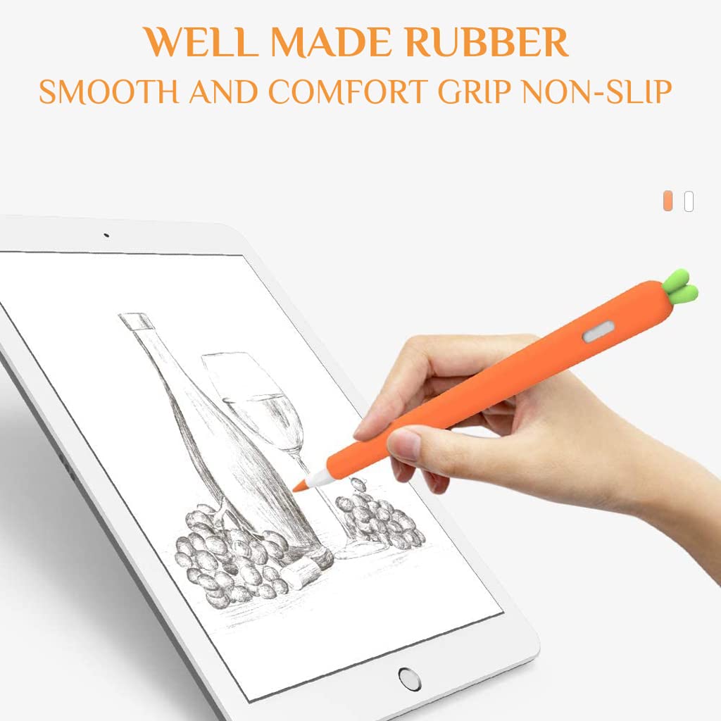 Verilux iPad Pencil 2nd Generation Cover with Cute Fruit Design and Soft Silicone Grip