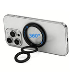 ZORBES® Magnetic Phone Ring Support Desk Phone Support Metal Folding Phone Ring Grip Slim Fashion Phone Accessory