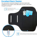 ZORBES® Armband for Mobile Phone Running, Waterproof Phone Holder for Running for iPhone 13, 12, 11, XR, Elastic Arm Band with Card Holder for Within 7in 's Mobile 2 PCS