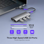 Verilux® 7-in-1 USB C Hub, 3 USB 3.0 Ports,4K USB C to HDMI Port USB C Adapter 100W Power Delivery Charging Port