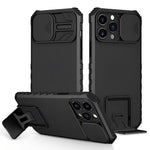 Verilux for iPhone 13 Case with Stand, iPhone 13 Cover with Camera Protection, Shockproof Heavy Duty Protective iPhone 13 Case, TPU iPhone 13 Back Cover with Slide Camera Cover