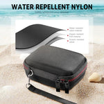 ZORBES® Estuche de transporte para altavoz Bluetooth JBL GO 4 Estuche rígido de EVA con correa de mano Estuche de viaje impermeable para altavoz Bluetooth JBL GO 4, no incluye altavoz