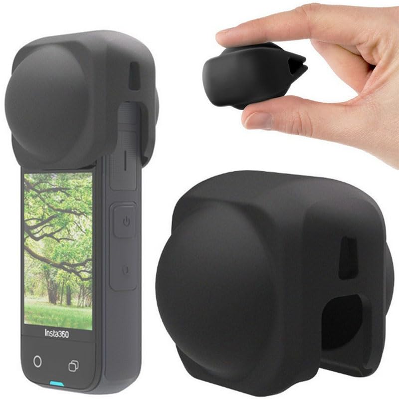 ZORBES® Lens Cap Silicone Protective Case Shockproof Drop-Resistant Easy to Wash Panoramic Sports Camera