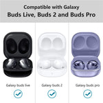ZORBES® Protective Cover with Safety Lock Protective-Shockproof Chrome PC Cover for for Samsung Galaxy Buds Live(2020),Galaxy Buds Pro(2021),Galaxy Buds 2 (2021)
