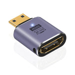 Verilux 8K Mini HDMI to HDMI Adapter with LED Indicator and 48Gbps Bandwidth | HDR 3D Dolby Support