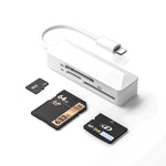 Verilux SD Card Reader for iPhone with Lightning Connector featuring High-Speed Transfer | Compact Plug and Play Photo Adapter