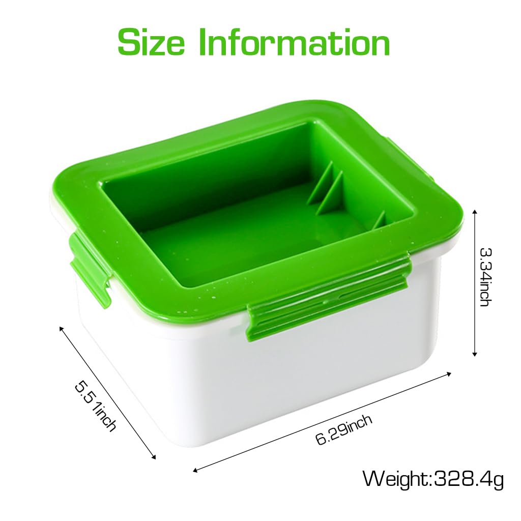 Serplex® Tofu Press Tofu Squeezer Dishwasher for 8-12oz,Easily Remove Water from in 15-30 Mins for More Delicious,Up to 3X More Efficient Pressing Homemade