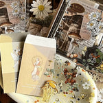 ZORBES® Vintage Journal Scrapbook Libreta Y Pegatina Tape Kit 155pzs