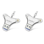 Verilux Pendrive 64 GB for iPhone and Android featuring 4 in 1 USB Type C design | Mini Hangable