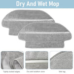 Verilux® Mopping Cloth for Mi Robot Vacuum Cleaner S10 Microfiber Absorbent Wet Dry Use Mop Cloth Replacements 2PCS