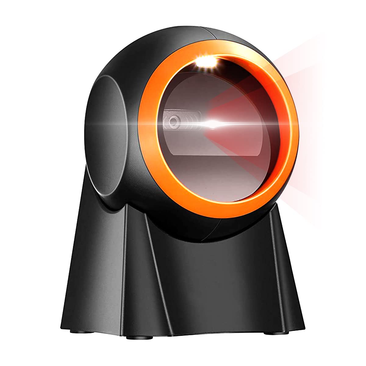 ZORBES® 2D Barcode Scanner, Symcode Omnidirectional Hands-Free Desktop Bar Code Scanner Support 1d 2D Qr Code, Automatic Sensing Barcode Machine for Supermarket Store Warehouse Factory