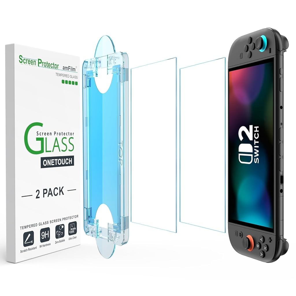 ZORBES® ORBES Auto-Alignment OneTouch for Switch 2 Screen Protector