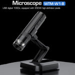 ZORBES® Digital USB Microscopes 50X-1000X Zoomable Microscopes for Phone 200W HD Pixels LED USB Microscopes with Upgrade Folding Arm Design Digital USB C Microscopes for Phone, iMac