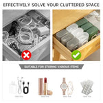 Verilux® 2PCS Cable Organizer, Charging Cable Storage Box Travel Organizer, Portable Charging Cable Travel Case with Lid for USB Cable, Earphone, Earbuds, Charger, Travel Accessories, 7.8x4.9x9.3cm