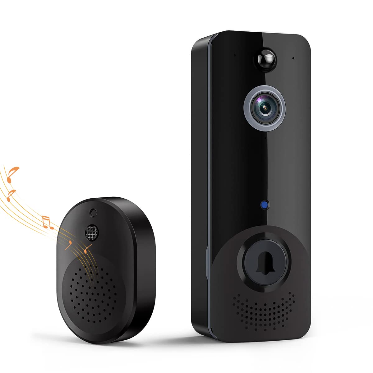 ZORBES® Smart Video Door Bell for Home WiFi Door Bell with Camera IP65 Wireless Video Doorbell for Home Security 140°Motion Detector Calling Bell