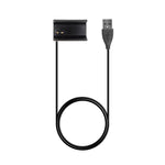 Verilux® Imported USB Clip Dock Charging Cable Charger Cord for Alta Smart Watch Band(Black)