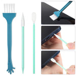 ZORBES® Anti Dust Plug for iPhone Smartphone Port Cleaning Brush Kit Cleaning Micro Swabs Cleaning Brush Tool Kit for Phone Speaker, Charging Plug Metal Anti Dust Plug for iPhone 14/13/12/11