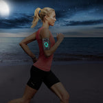 ZORBES® Armband for Mobile Phone Running Luminous Waterproof Phone Holder for iPhone 14 PRO MAX 13 12 Large Capacity Arm Band with Card Holder for Within 7in Mobile 2 PCS