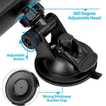 ZORBES® 22x6.5cm Car Center Mirror with Suction Cup