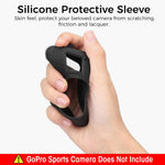 ZIBUYU® ZORBES Silicone Protective Case for GoPro Hero 12/11/10/9 Full Protection Silicone Skin Cover with Separate Anti-Scratch Lens Cover Travel Case Cover for GoPro Hero Series, with Hand Strap
