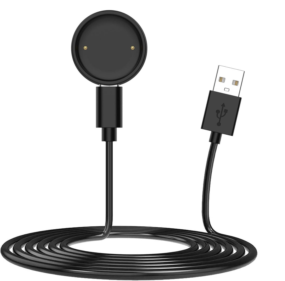 ZORBES® Compatible with Amazfit Active 2A2437 /Bip 6A2435, 3.3ft USB Smart Watch Magnetic Charging Cable Charger Dock, 5V1A 5W