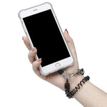 ZORBES® Phone Handstrap Phone Spring Hand Strap Set Quick Release Phone Handstrap Anti-theft Retractable Phone Sling with 2 Self-adhesive Inserts & Carabiner, Not Includes Phone Case