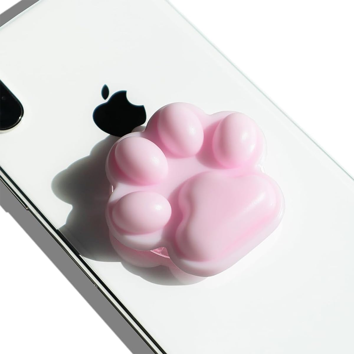 ZORBES® Cute 3D Cat Paw Shape Expandable Collapsible Mobile Phone Grip Stand Holder for Smartphone Tablet Cell Phone Accessory