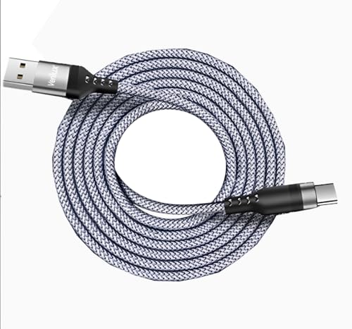 Verilux® 3.3Ft USB to Type C Cable, 5V/2A C Type Cable Fast Charging Nylon Braided Data Cable