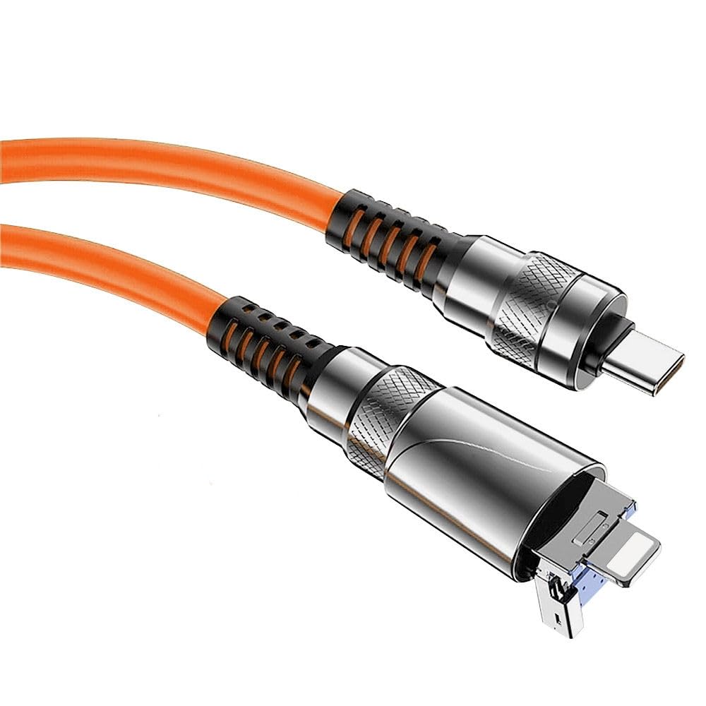 Verilux USB Type C Cable for Fast Charging and Data Transfer 100W 4.92ft | 2 in 1 Smart Chip Design