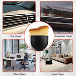 STHIRA® 2 Pack Car Brush for Detailing Interior Soft Bristles Detailing Brush Dusting Tool for Automotive Dashboard, Air Conditioner Vent, Leather, Computer, Scratch Free, Car Interior