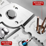 ZORBES® Multifunctional Wire Stripper Crimper Cable Cutter Pliers, Professional Electrical Wire Stripping Tool Multipurpose