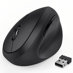 Verilux Wireless Vertical Mouse with Ergonomic Rechargeable Design for Small Hands | Reduce Wrist Pain