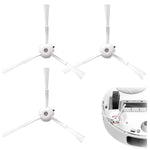 Verilux Side Brushes Kit for Mi Robot MJST1S Mop 2 featuring Anti Tangle Design | Set of 3