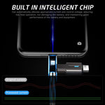 Verilux® USB C Cable 4-in-1 USB C Cable Support 100W PD Fast Charging Cable &Data Sync Color Woven Charging Cable Multi Connector USB Charging Cable for iPhone 14 13 Samsung Galaxy S23/S22