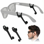 ORBES® Silicone Ear Grips & Noise-Reducing Ear Plugs for Smart Glasses, Slide in Ear Hooks & Audio Enhancer Tips Compatible with R-ayBan Meta, O-akley Meta, XREAL, Rokid & VITURE Glasses