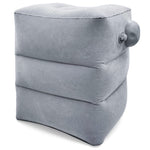 ZORBES® Almohada de viaje de aire inflable almohada de reposapié de viaje de viaje largo almohada de viaje plegable