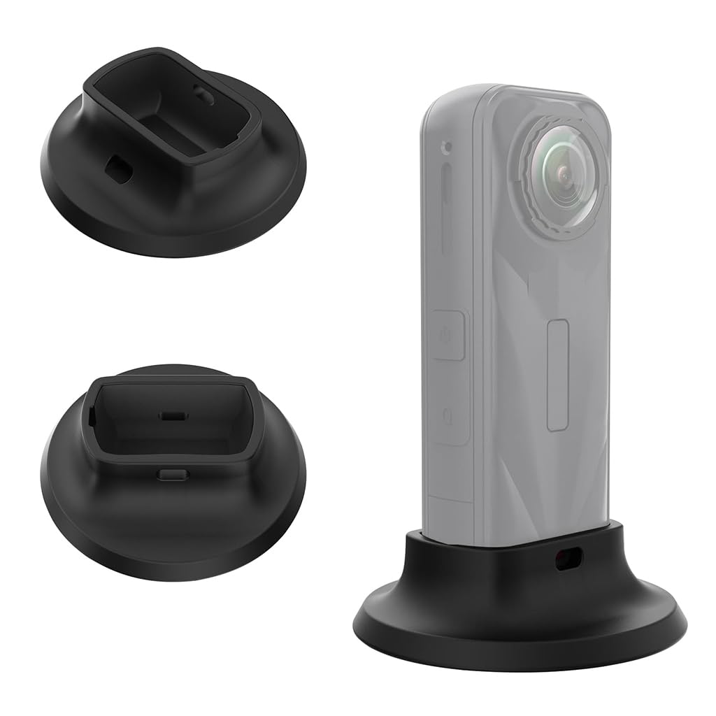 ZORBES® Silicone Stand Base for Insta360 X5, Upgraded Non-Slip Desktop Mount, Camera Mount Gimbal Support Adapter Stabilizer for Insta360 X5 Action Camera Accessories