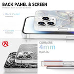 ZORBES® Case for iPhone 16 Pro Max Glittering Silver Butterfly Graphic Soft Slim Shockproof TPU Protection Back Cover for Women Girls 3PCS