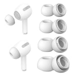ZORBES® 4 Pairs Ear Tips Replacement for Air Pods Pro and Air Pods Pro 2, Silicone Anti-Slip Earbuds Eartips, Silicone Cover Silicone Replacement Ear Tips Replacement for AirpodsPro & Pro 2, XS/S/M/L